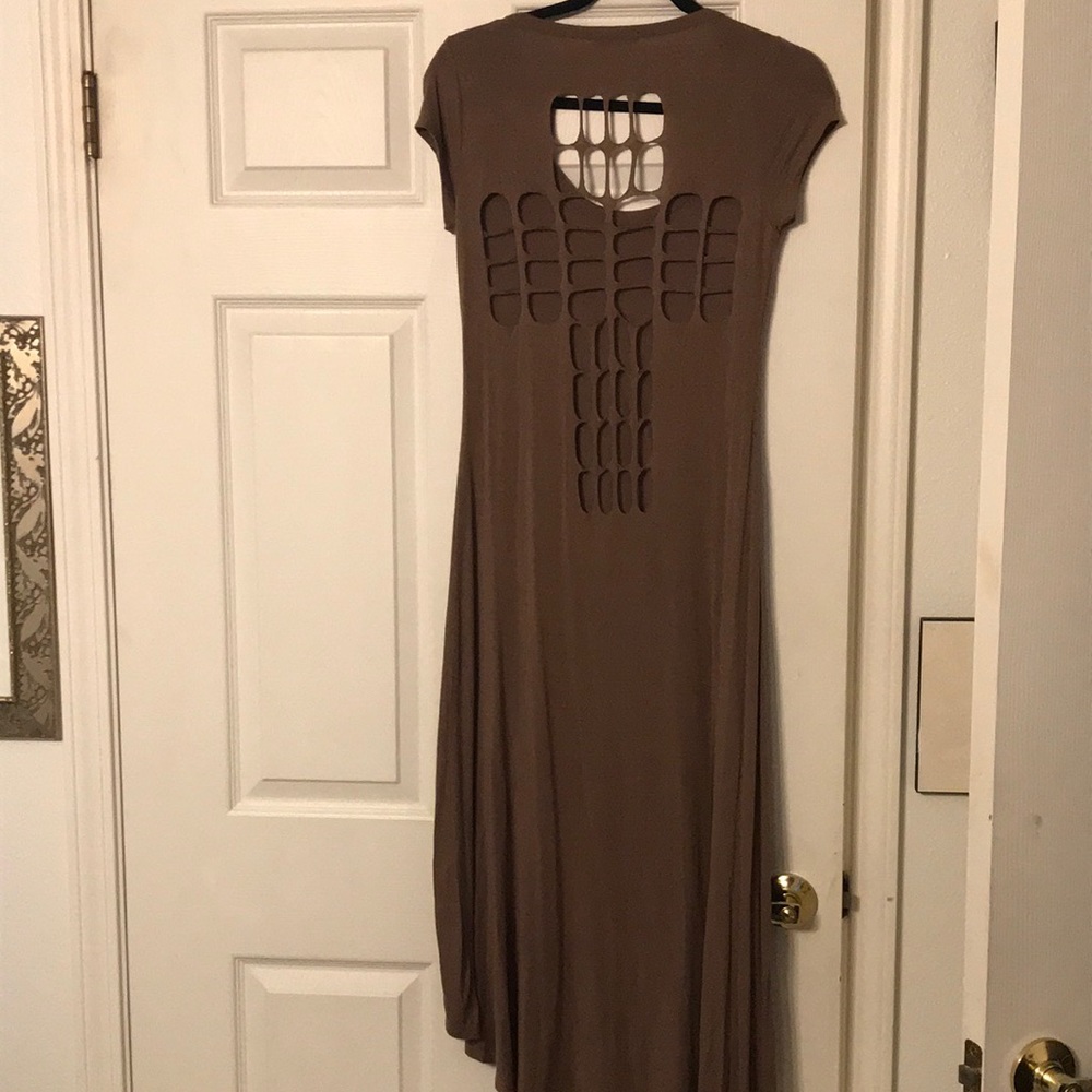 Back Cut Out Dress